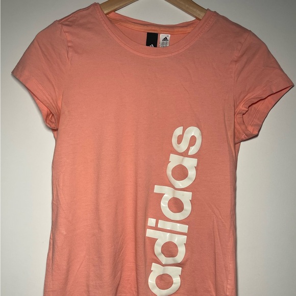 Adidas Pink Slim Fit T-Shirt (US L) - Picture 1 of 2